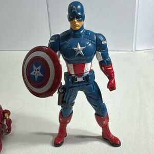 Marvel Captain America‎ Action Figure with Shield Steve Rogers Avengers 6"